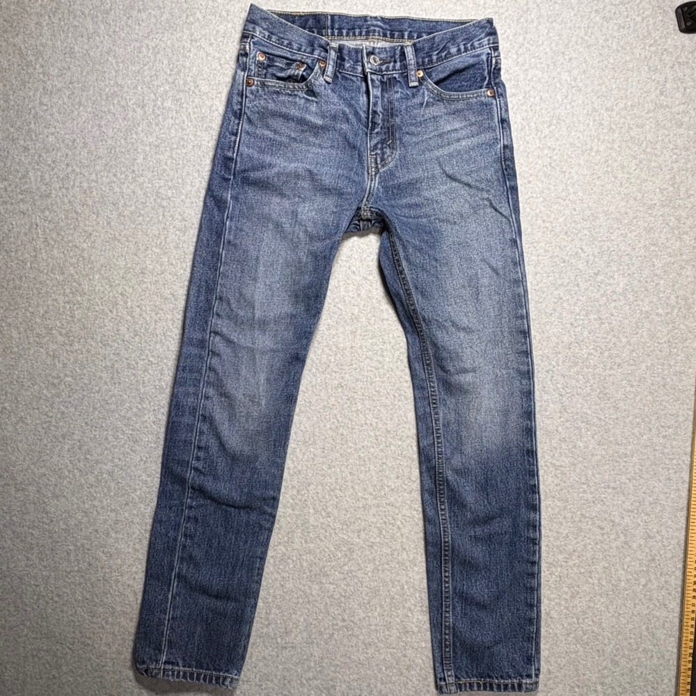 Levis 510 Skinny Fit Jeans Mens 28x30 Medium Wash Blue Denim Pants